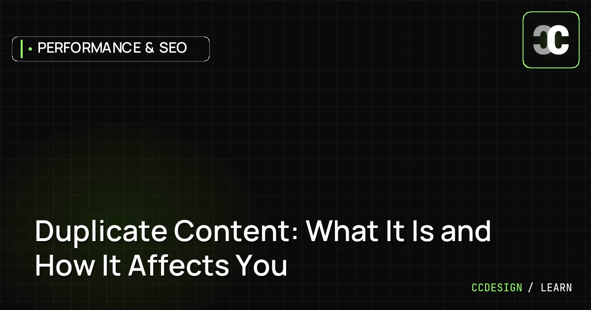 Duplicate Content: What It Is and How It Affects You