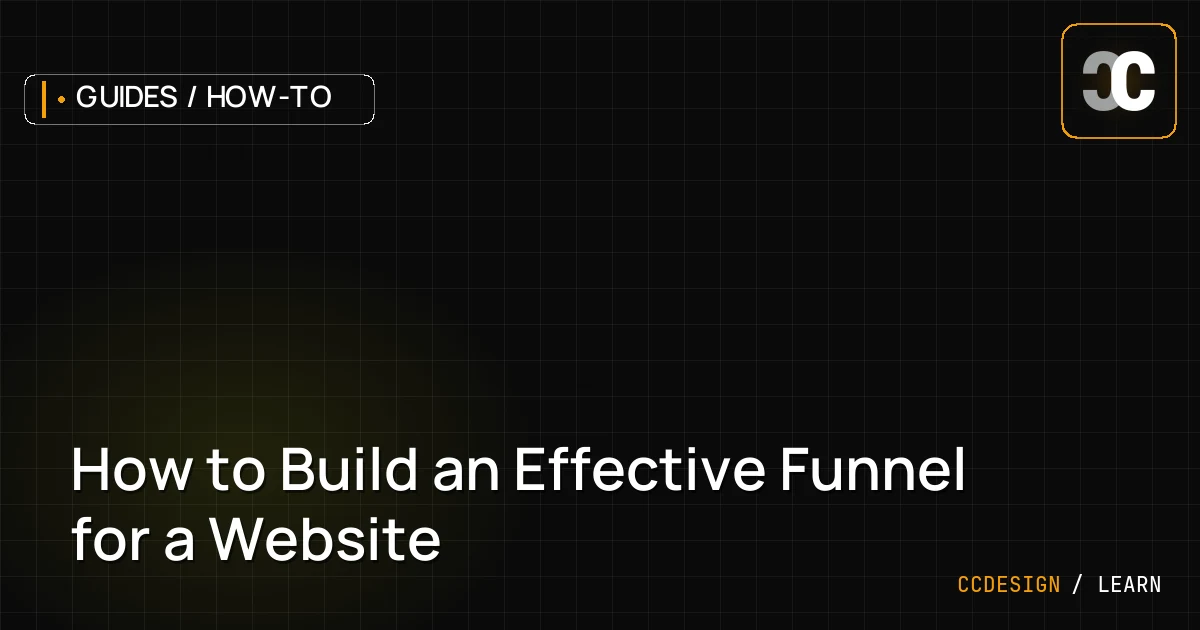 How to Build an Effective Funnel for a Website