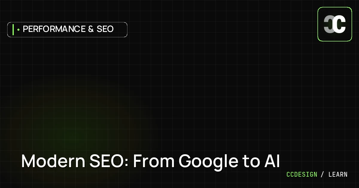 Modern SEO: From Google to AI