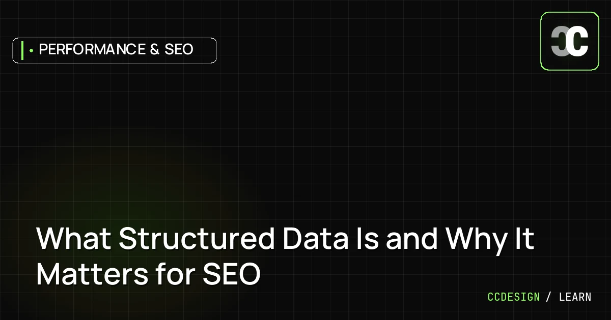 What Structured Data Is and Why It Matters for SEO