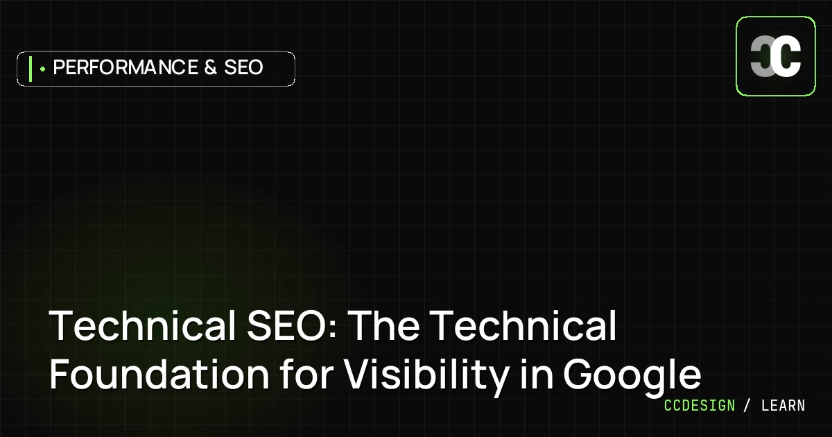 Technical SEO: The Technical Foundation for Visibility in Google