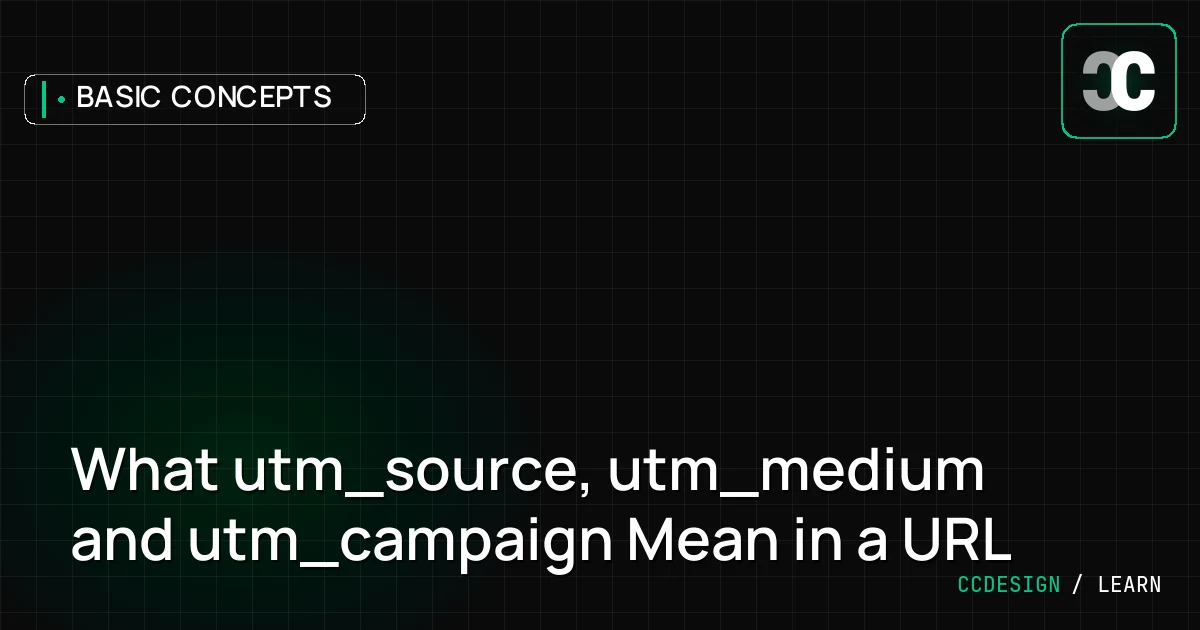 What utm_source, utm_medium and utm_campaign Mean in a URL