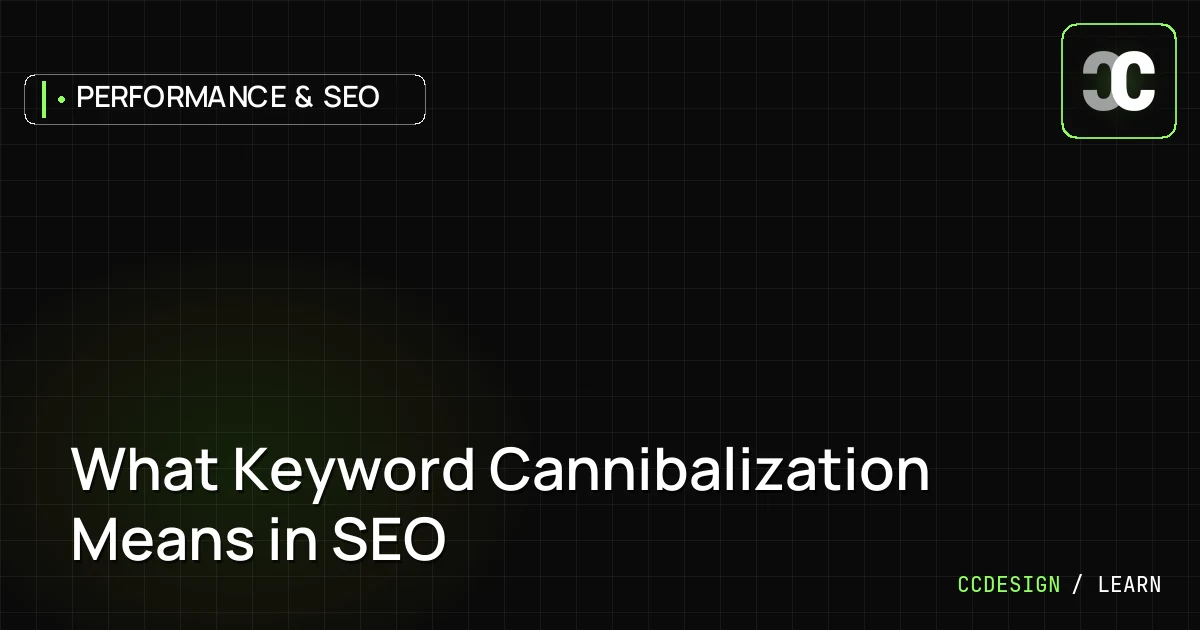 What Keyword Cannibalization Means in SEO