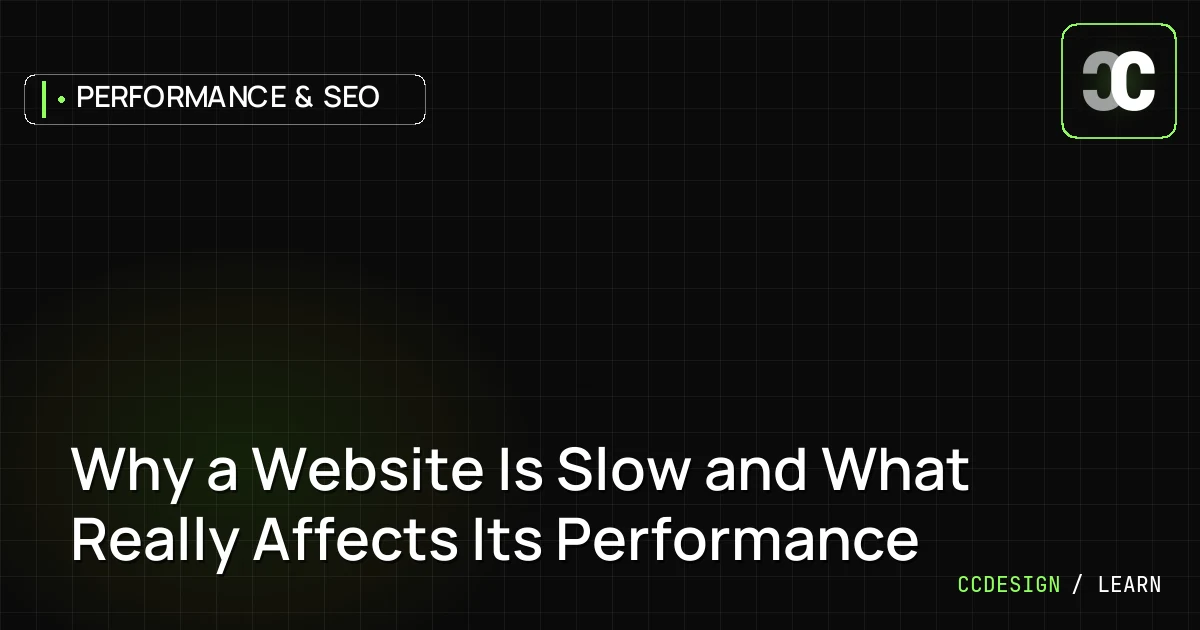 Why a Website Is Slow and What Really Affects Its Performance