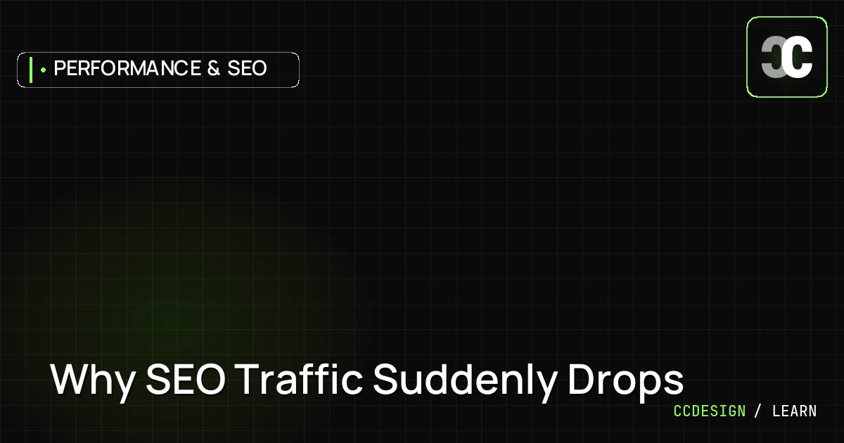Why SEO Traffic Suddenly Drops